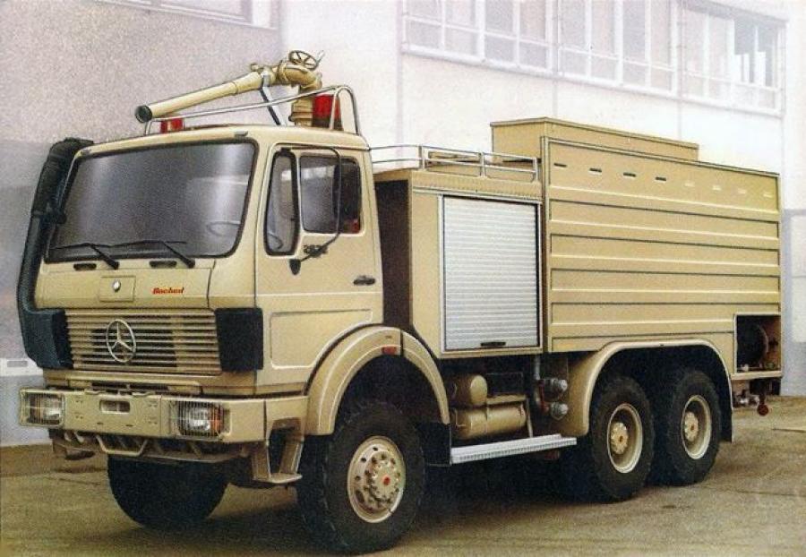  Mercedes-Benz 2632 AK Tankloschfahrzeug Bachert TLF10000 1983 года  (фото 1 из 2)